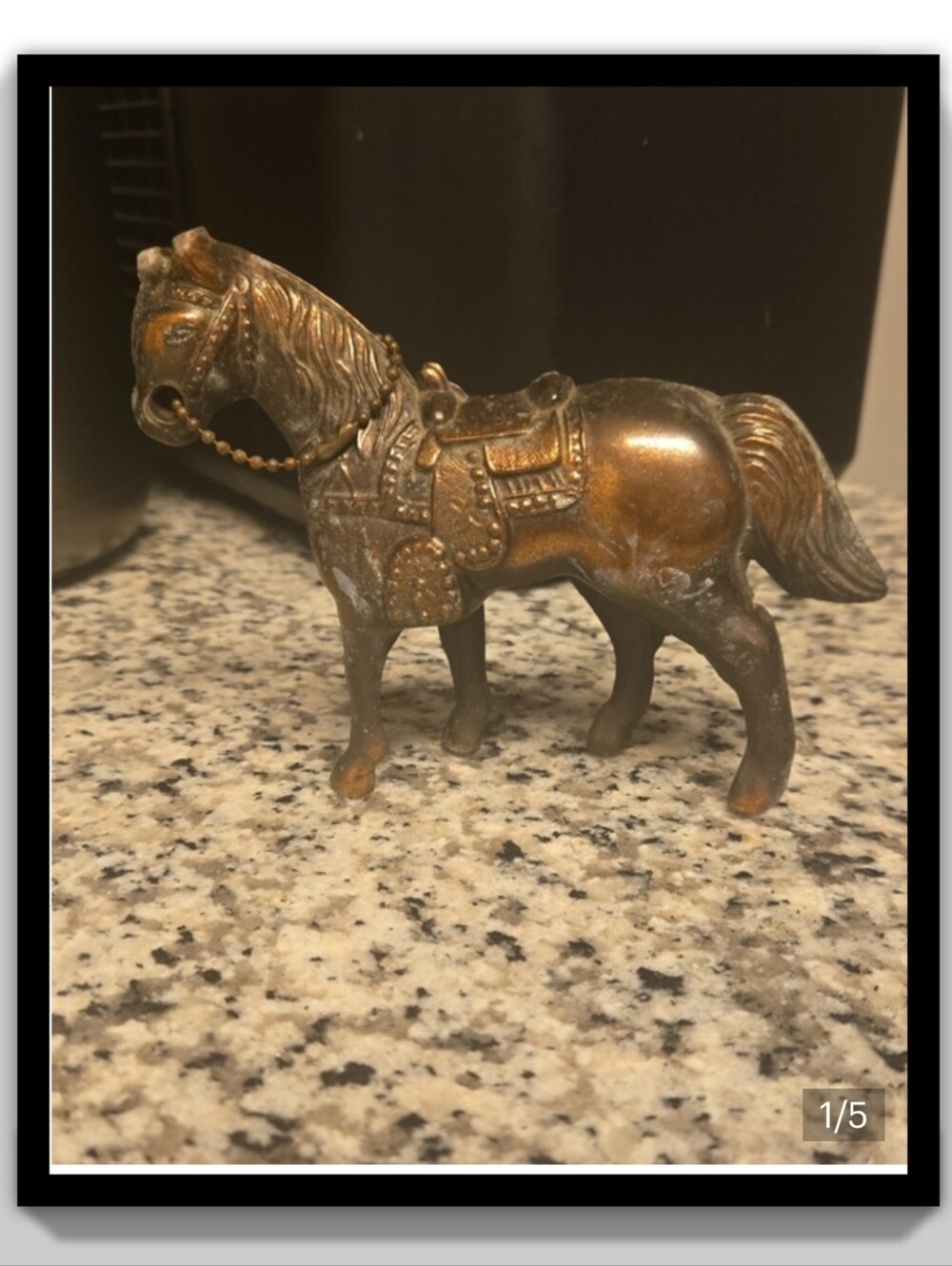 Bronze Decorative Horse Figurine - Vintage